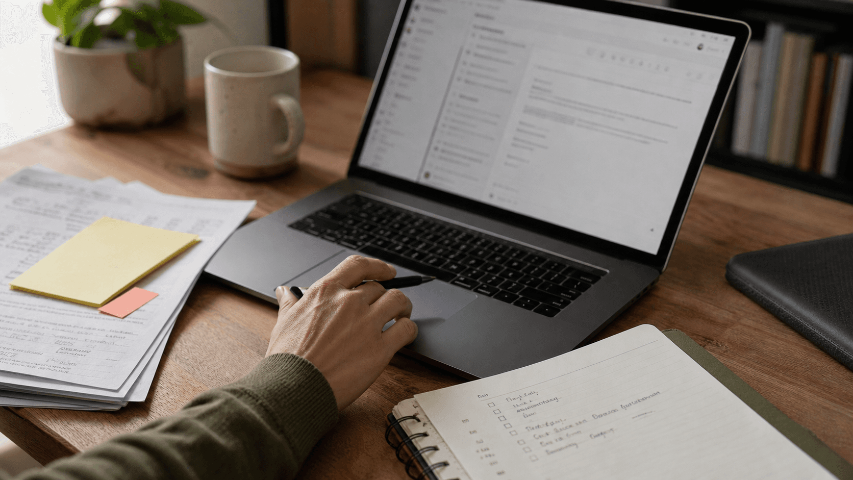 A human review workspace for checking AI-drafted CRM updates before approval